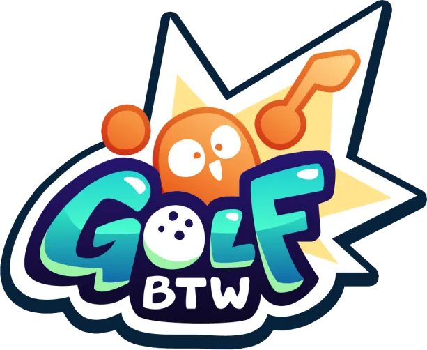Golf By The Way Game Logo